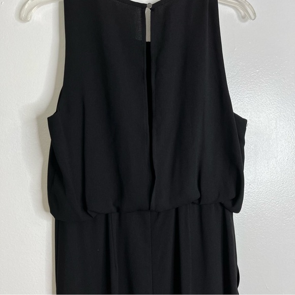 Vince Camuto Jumpsuit Women's Size 6 Black Sleeveless Wide Leg Dressy Pantsuit - Picture 3 of 7